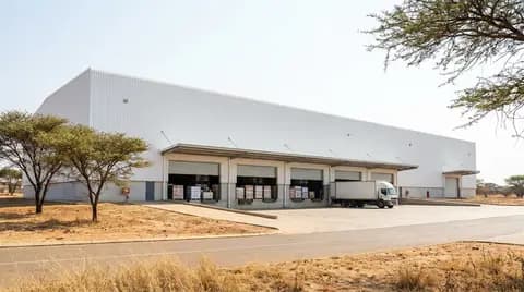 Illustration representing the NatPharm Medical Warehouse project.